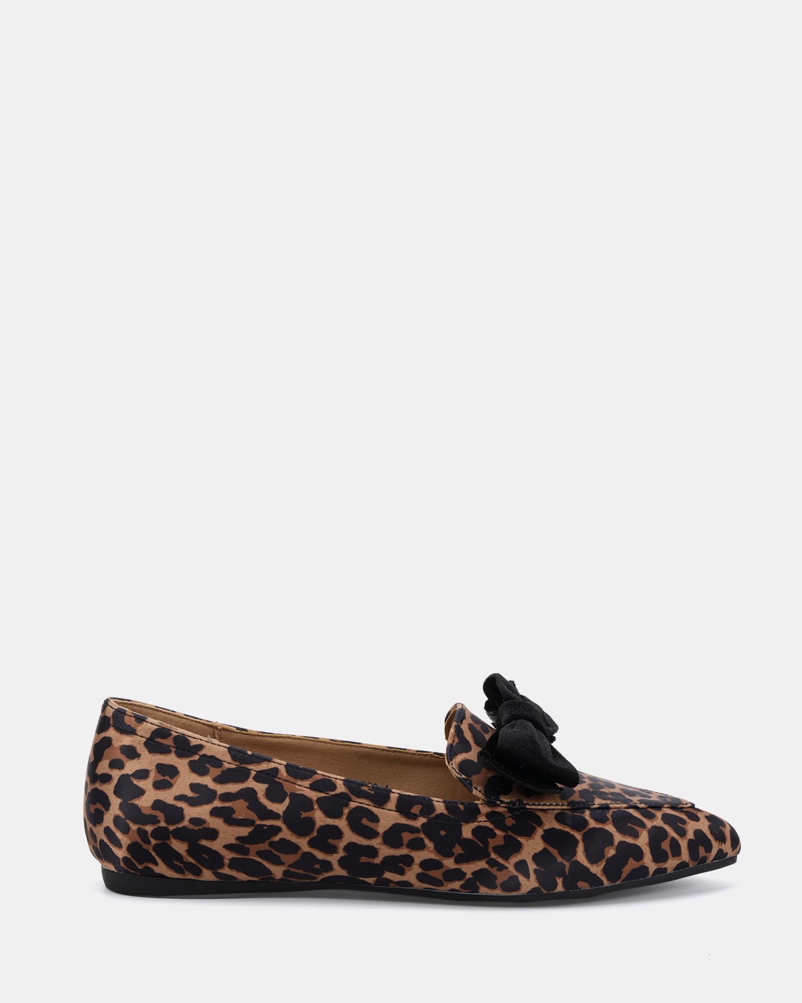COCO Leopard Bow Flat Point Shoe