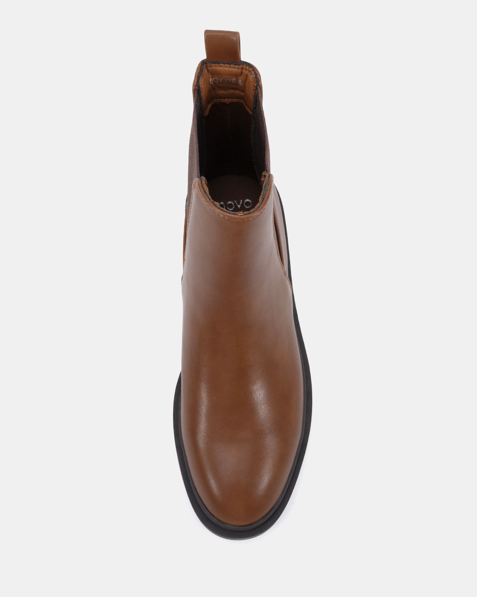 Dottie Tan Flat Chelsea Ankle Boot