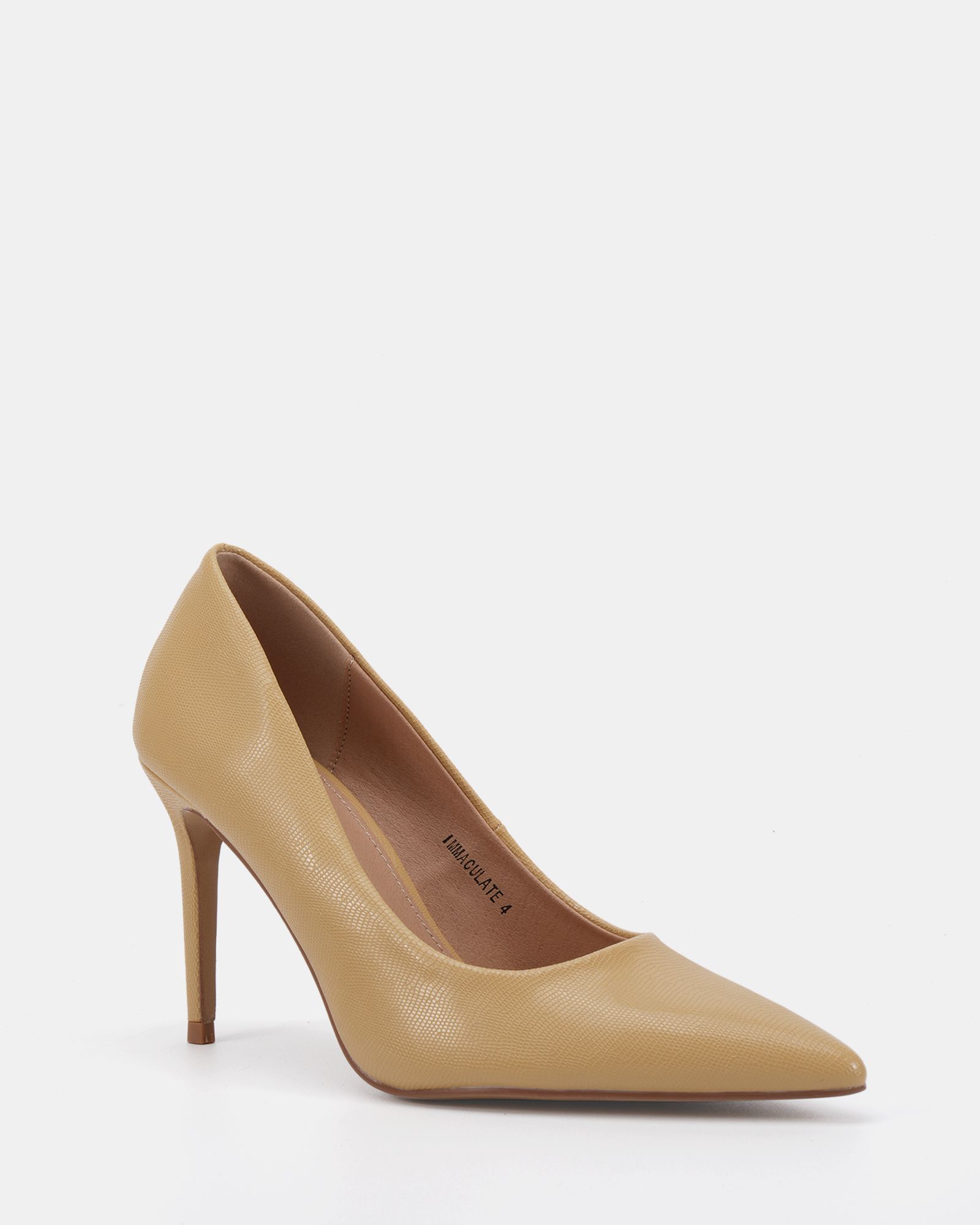 IMMACULATE Natural Point Court Shoe