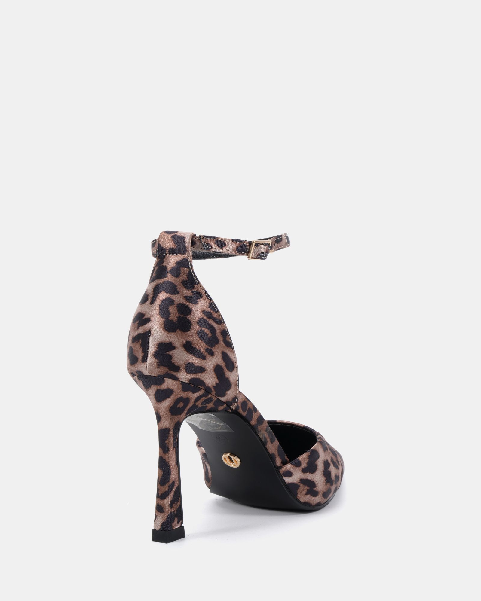 Infatuate Leopard High Point Ankle Strap Court