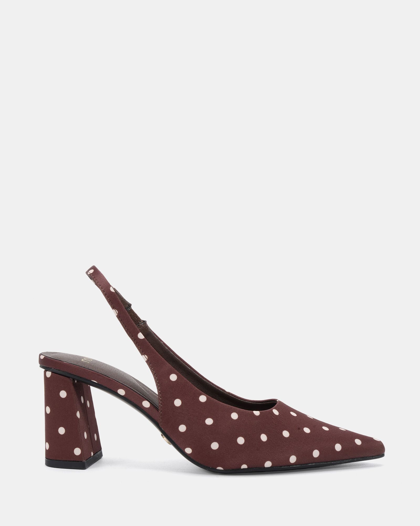 Wide Fit Isla Multi Block Heel Slingback Point Court