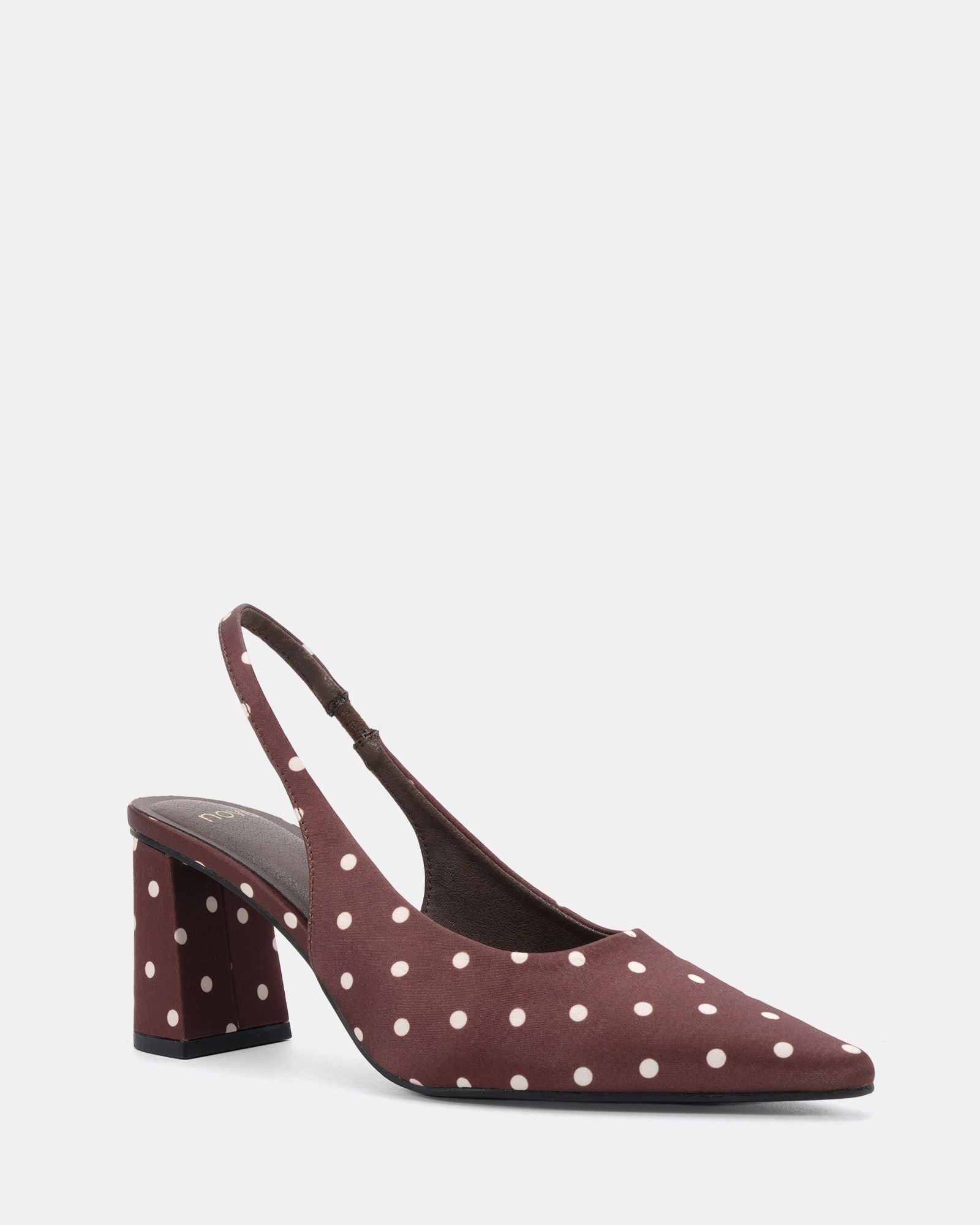Wide Fit Isla Multi Block Heel Slingback Point Court