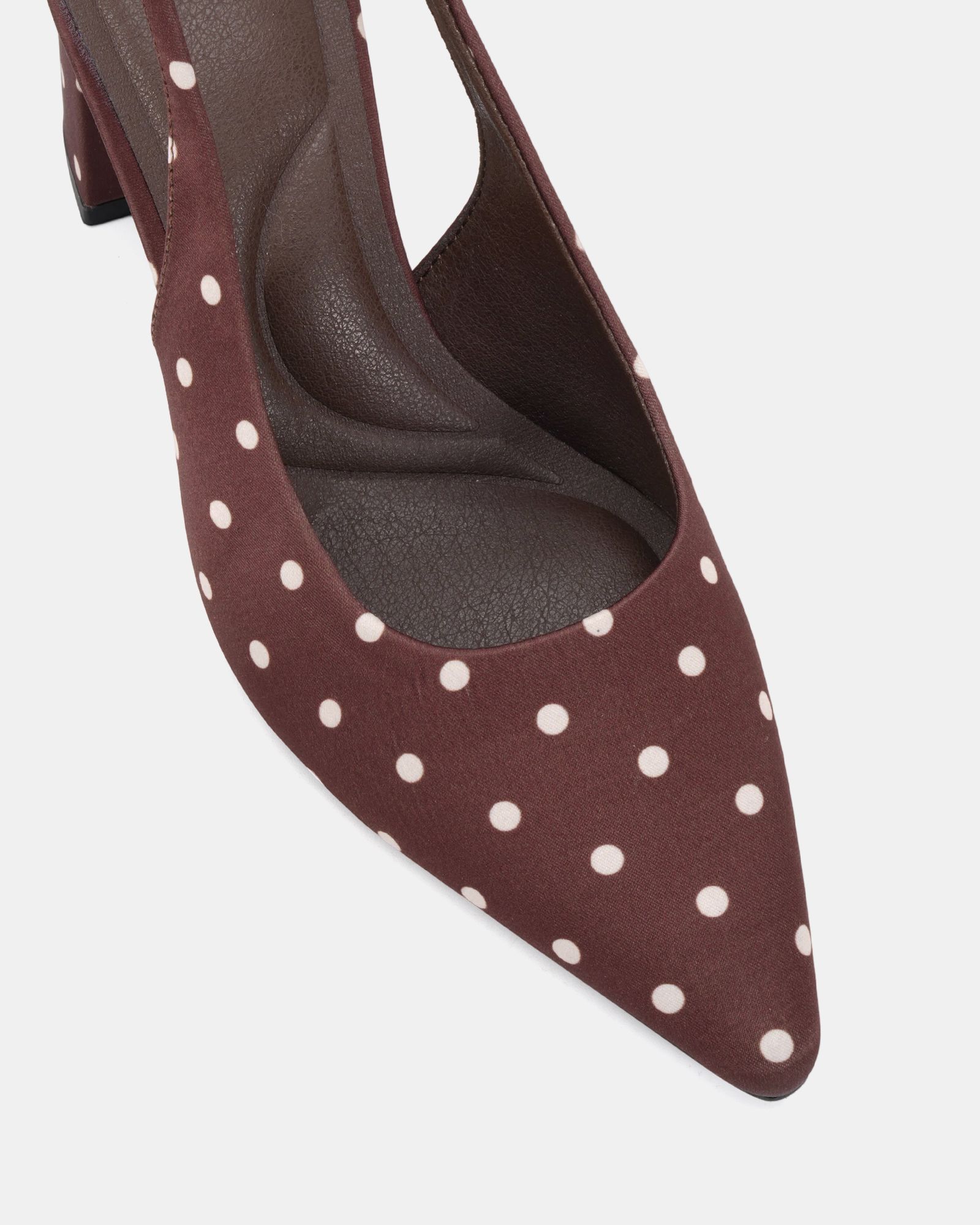 Wide Fit Isla Multi Block Heel Slingback Point Court