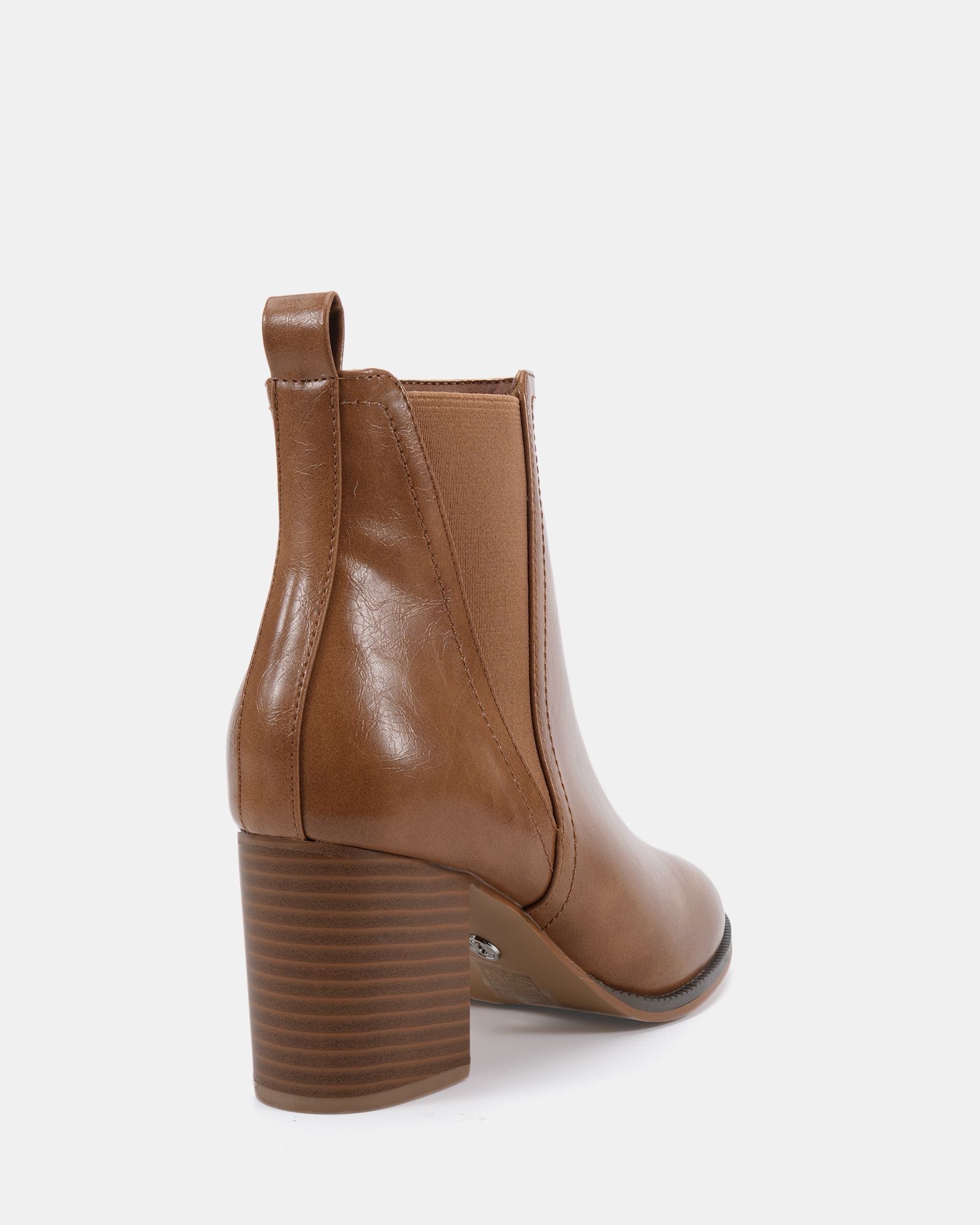 Jessie Tan Block Heel V Chelsea Ankle Boot