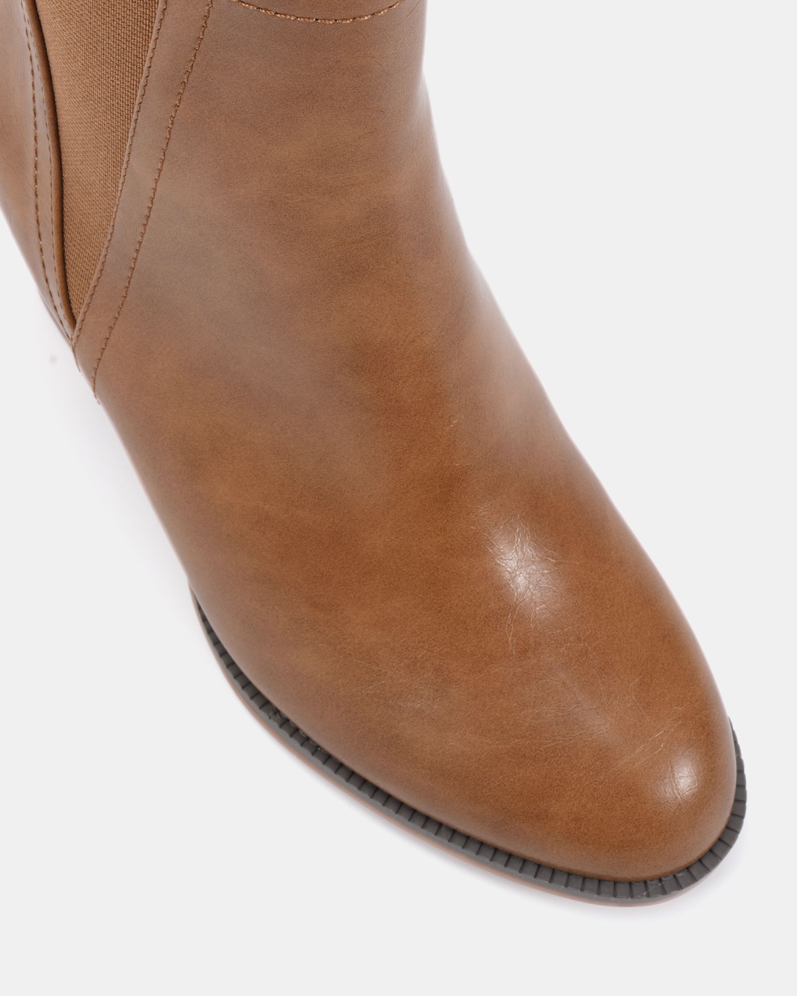 Jessie Tan Block Heel V Chelsea Ankle Boot