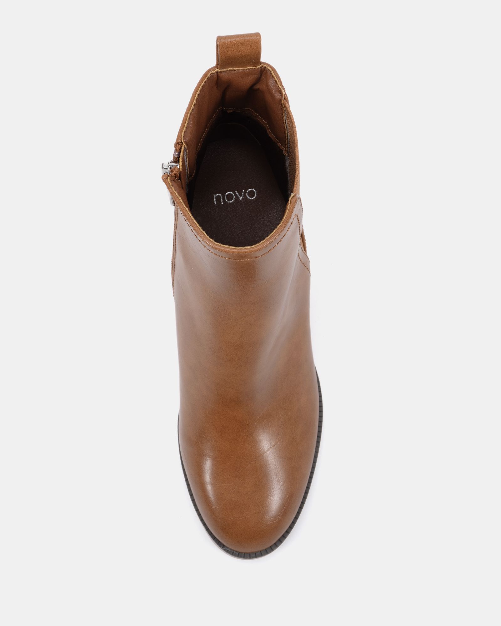 Jessie Tan Block Heel V Chelsea Ankle Boot