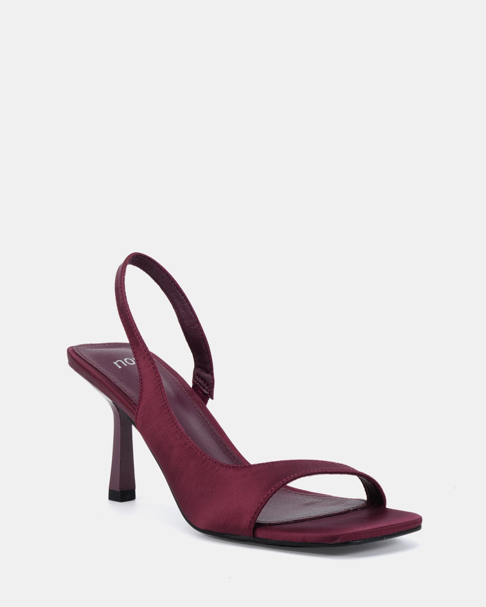 LEAH Burgundy Slingback Sandal