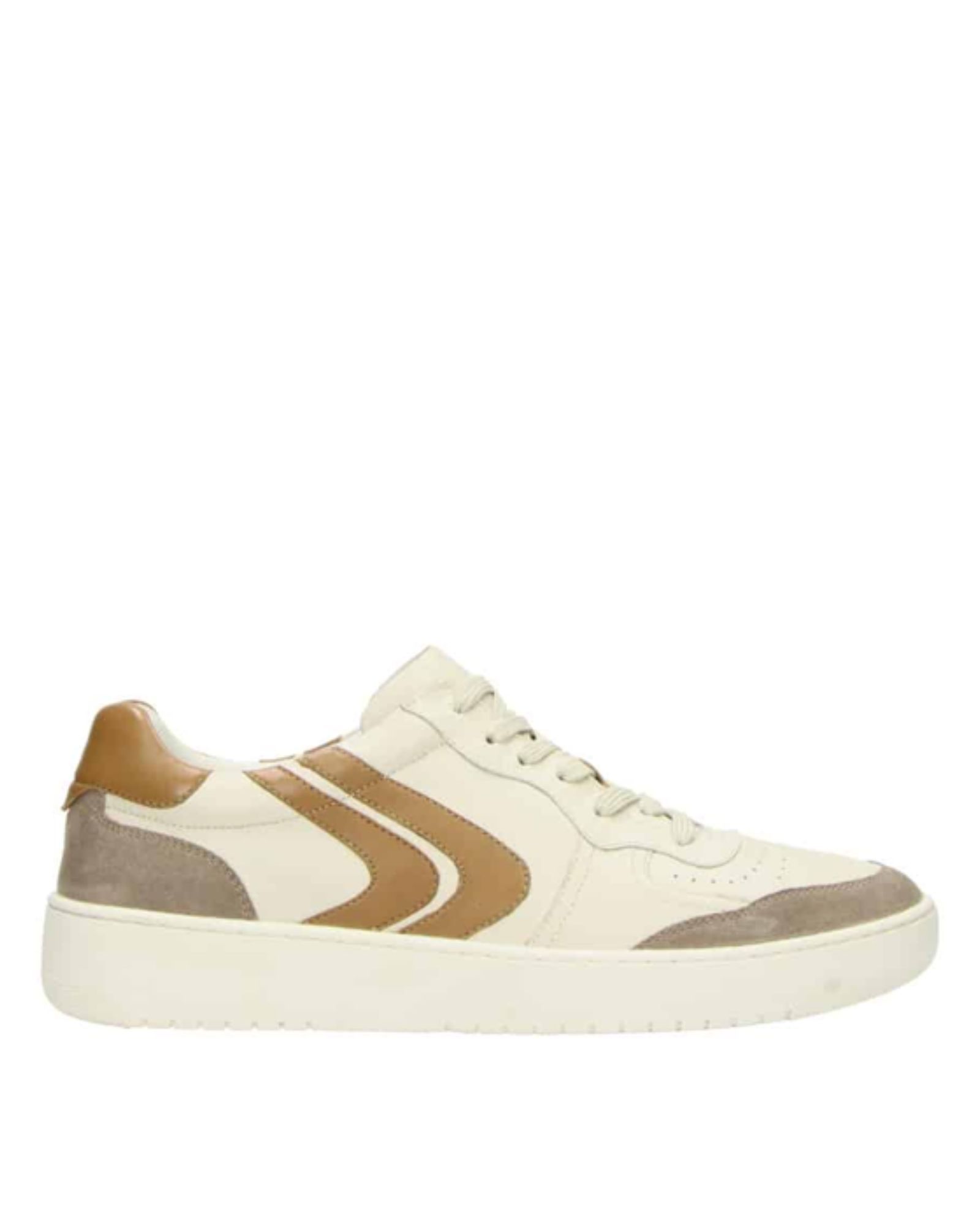 RILEY MENS Tan Leather Lace Up Trainer