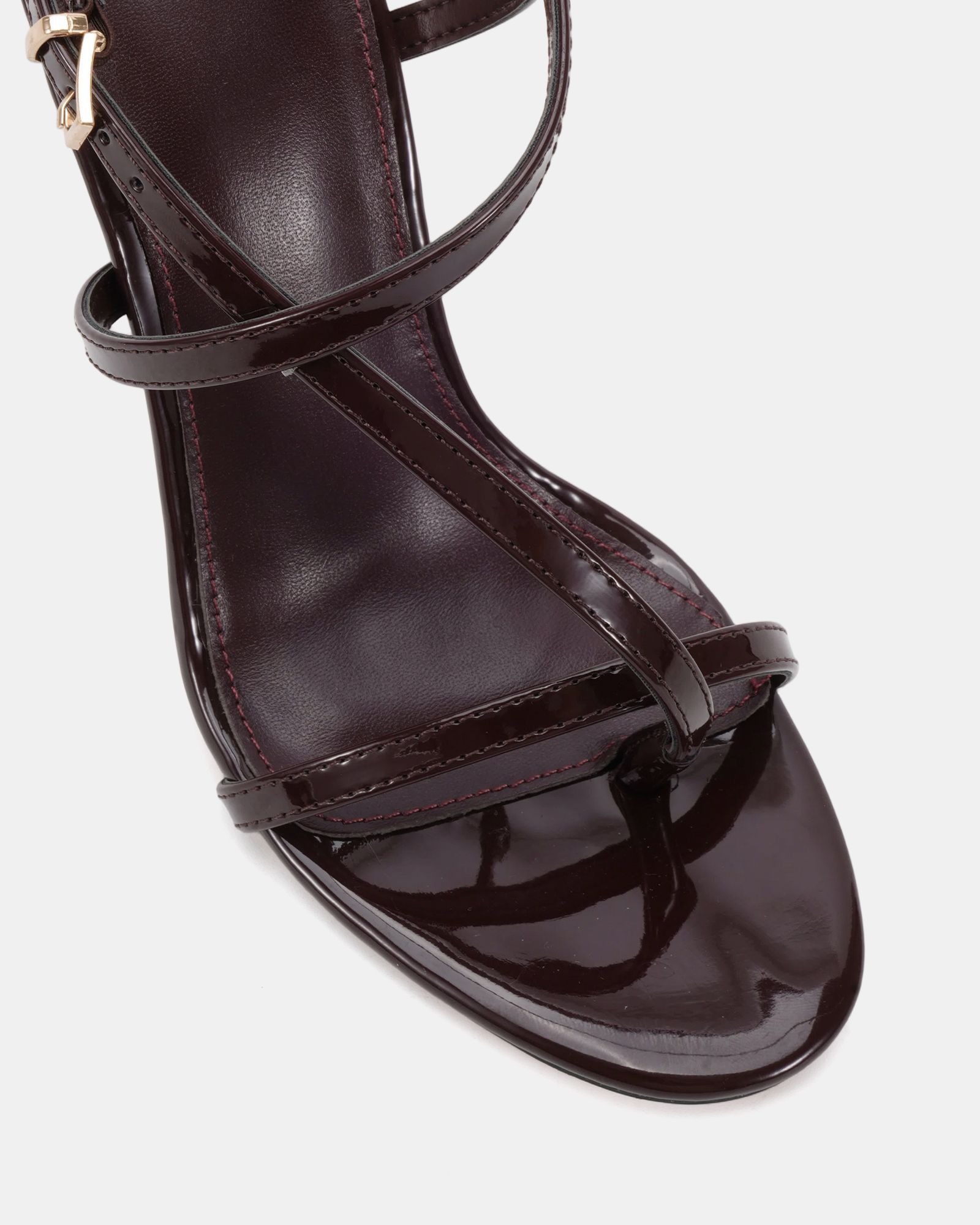 Rowan Brown High Heel Strappy Stiletto Sandal