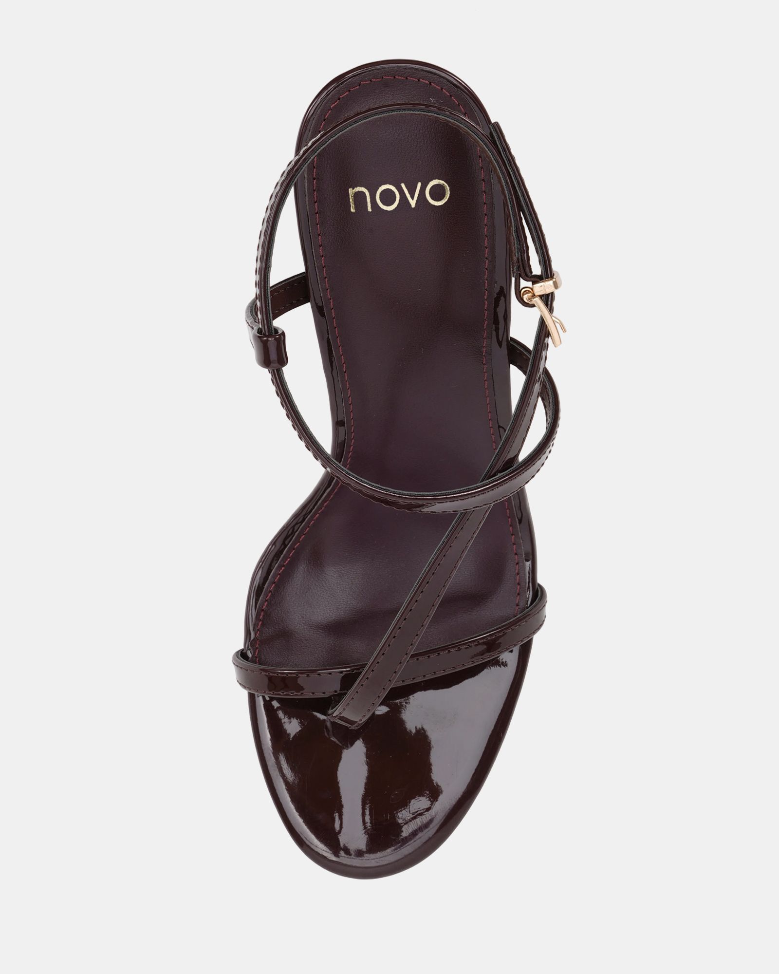 Rowan Brown High Heel Strappy Stiletto Sandal